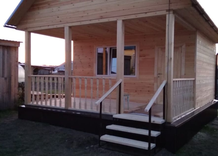 Дом под ключ в Новороссийска веранда